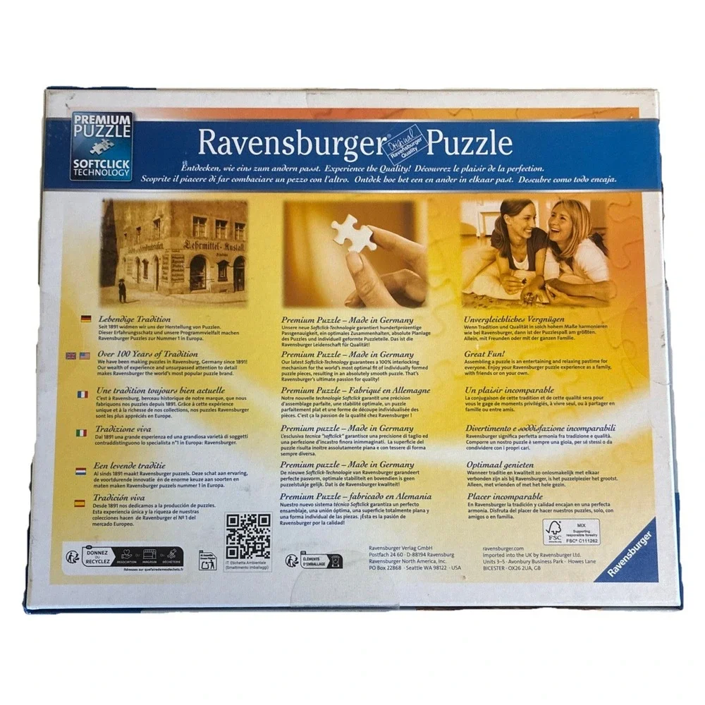 Ravensburger Puzzle Cozy Front Porch View 750 Large‎ Piece Jigsaw Complete